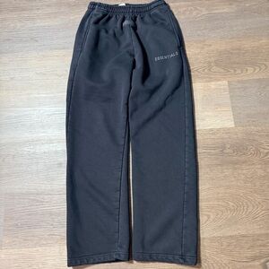 Men’s Fear of God Essentials Fleece Sweatpant 'Black’ Medium Track Thick Joggers